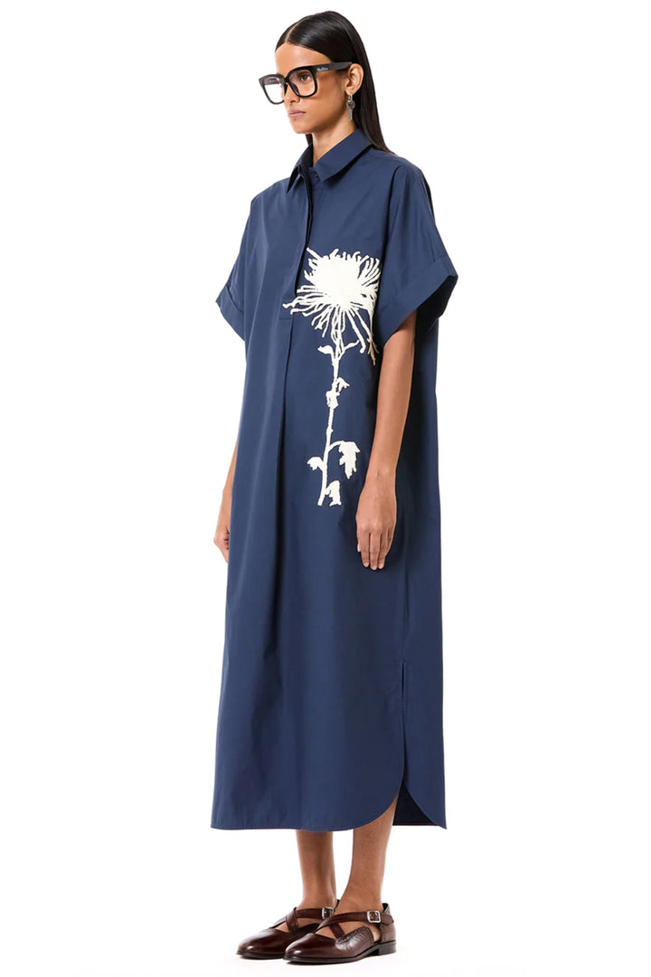 Half Polo Batwing Dress