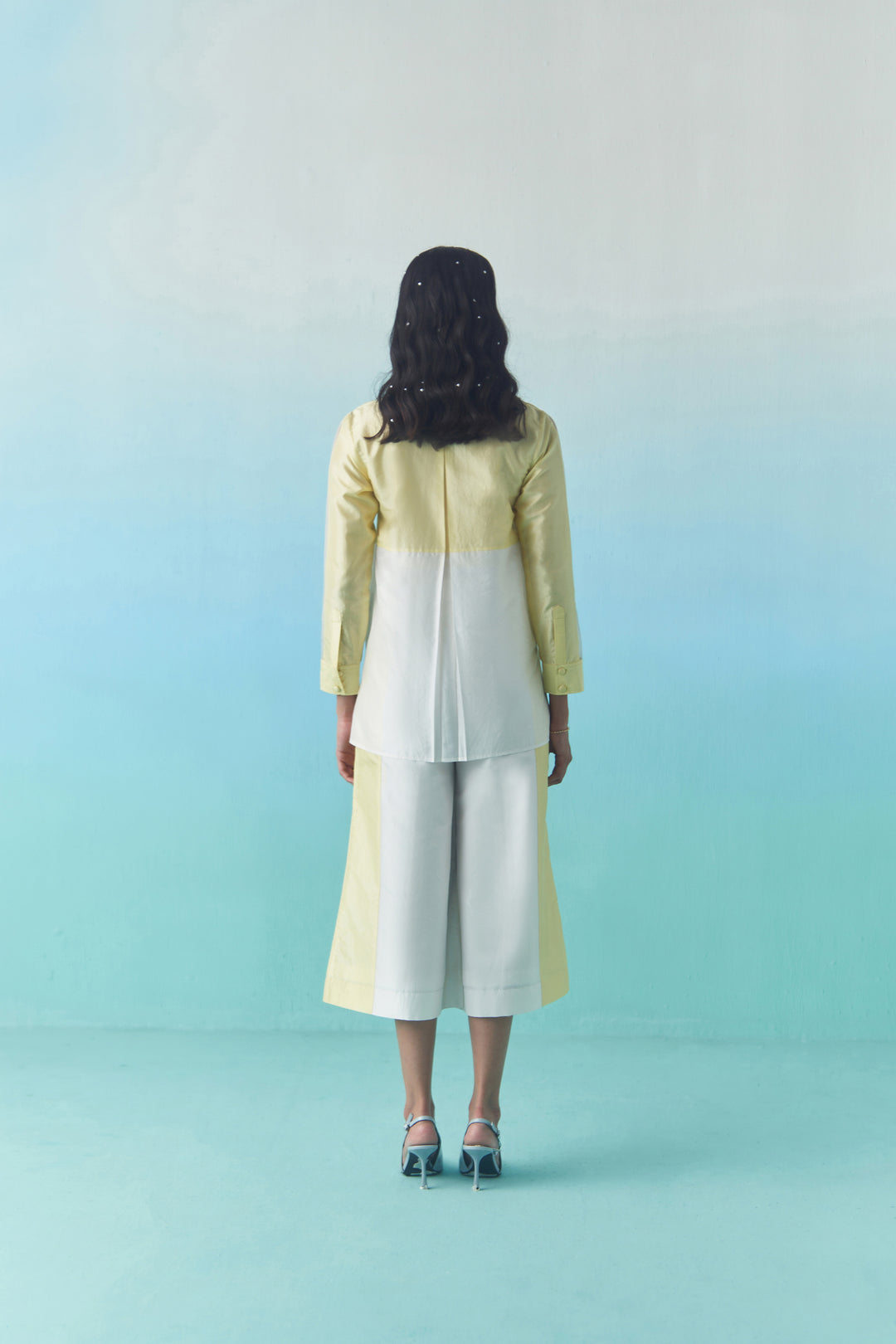 BUTTER IVORY PANELLED CO-ORDS