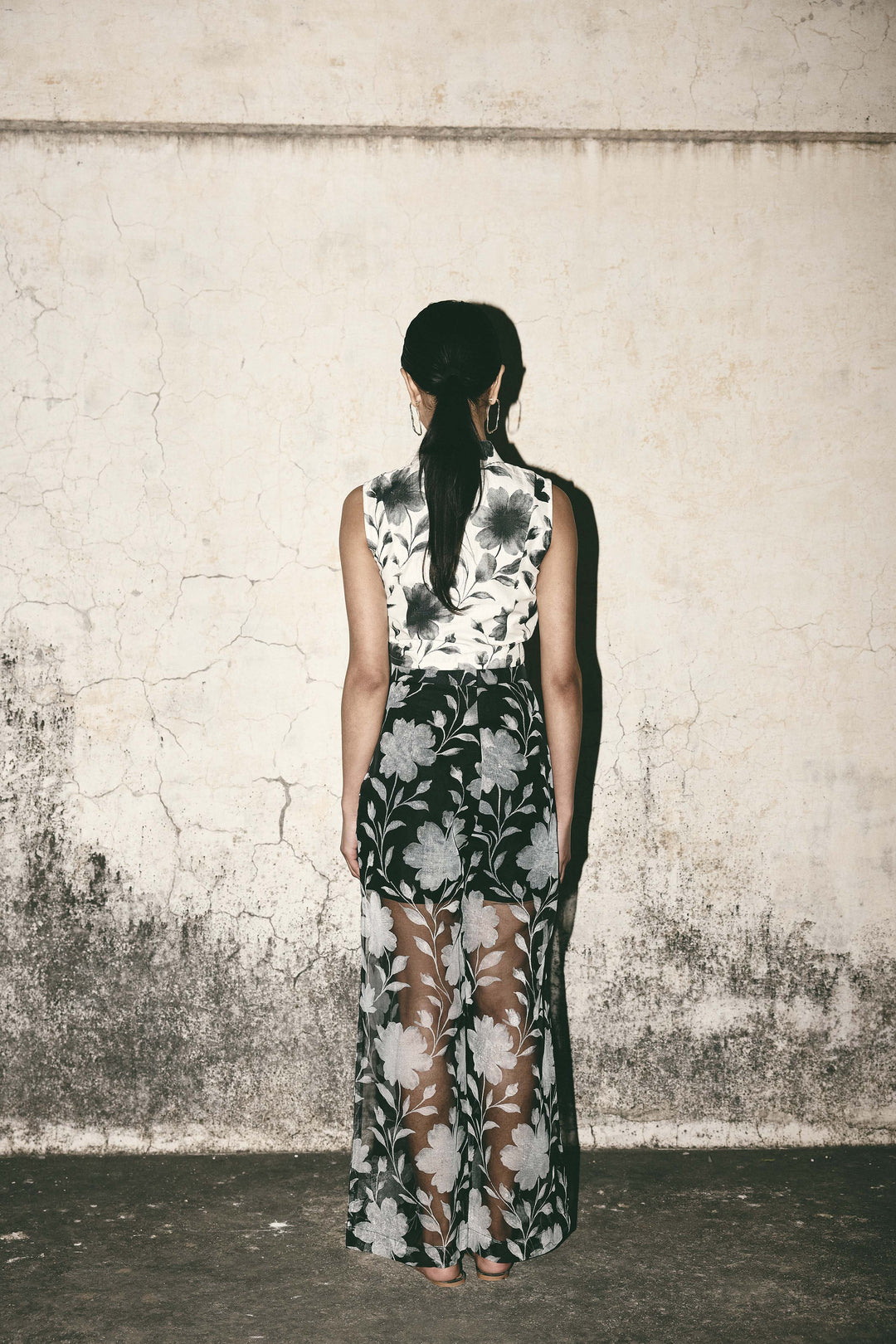 Bloom crop top - White