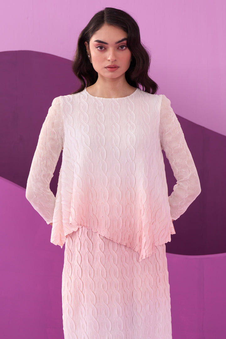PINK CLAREY SKIRT SET