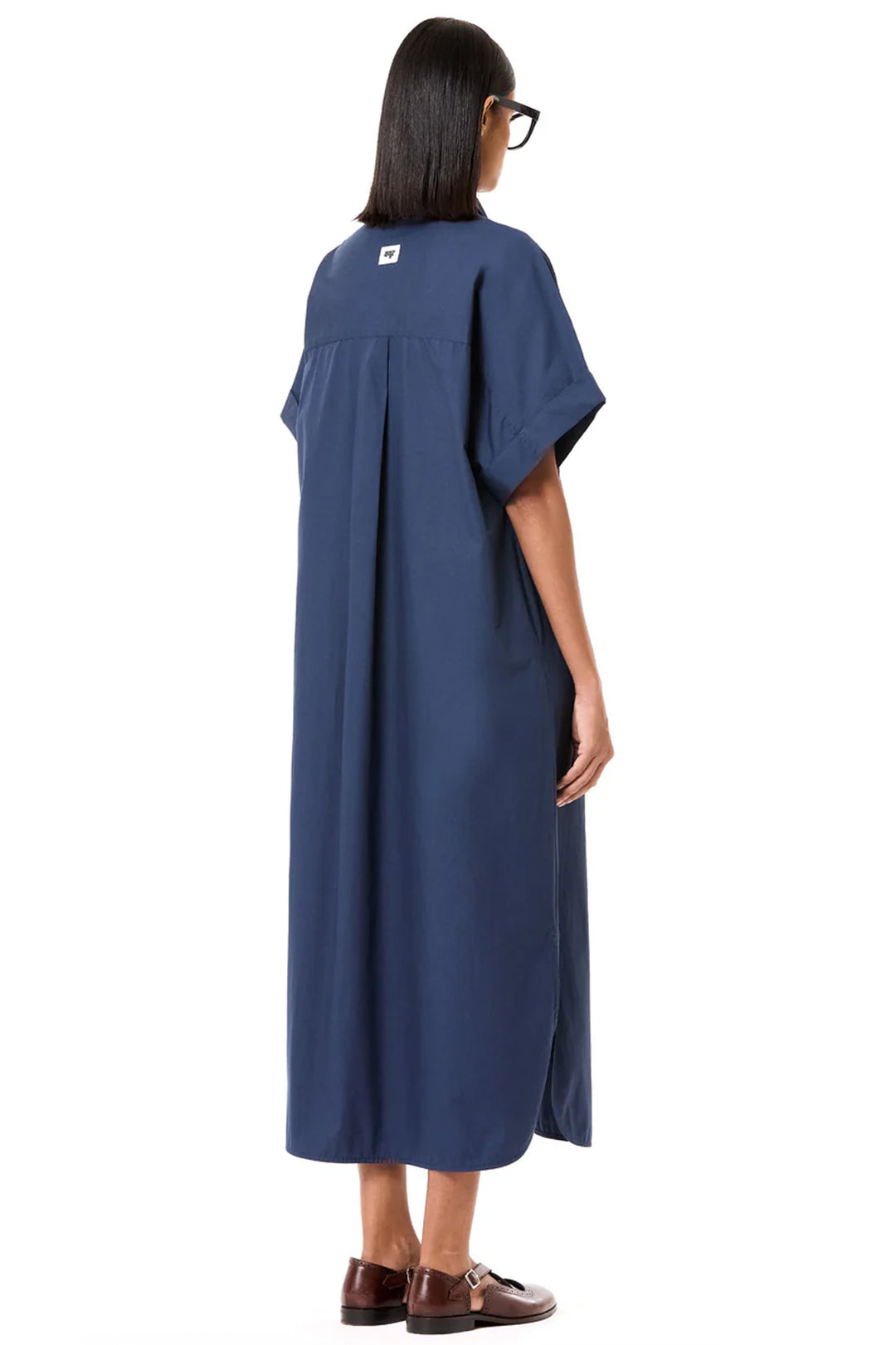 Half Polo Batwing Dress