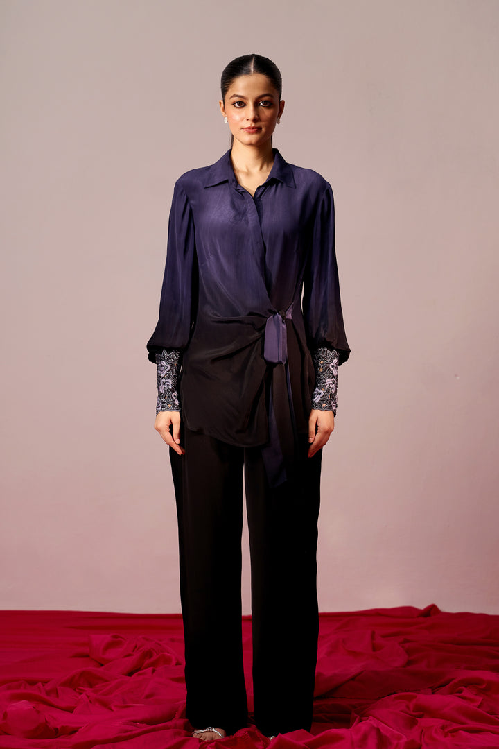 Tie up Coord Set- Ash