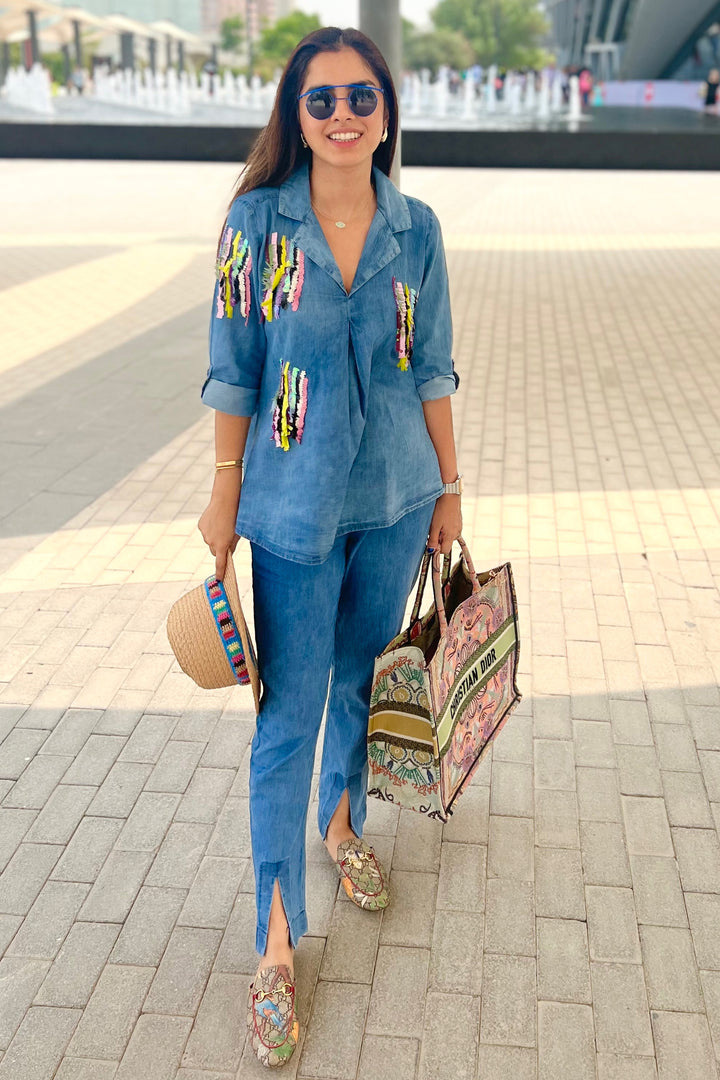 The Denim Daisy Coordinate - Pants