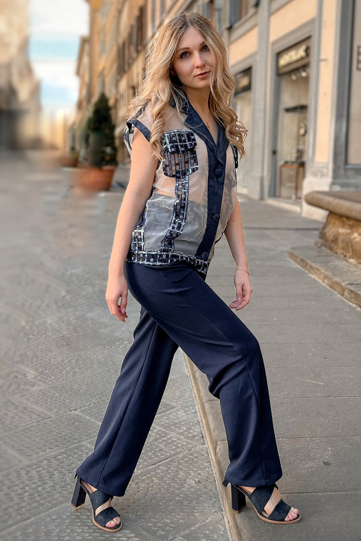 The Luxe Denim Gilet