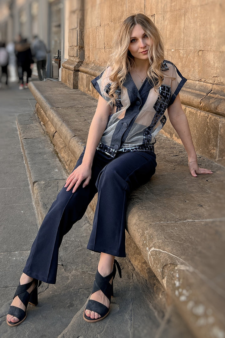 The Luxe Denim Gilet