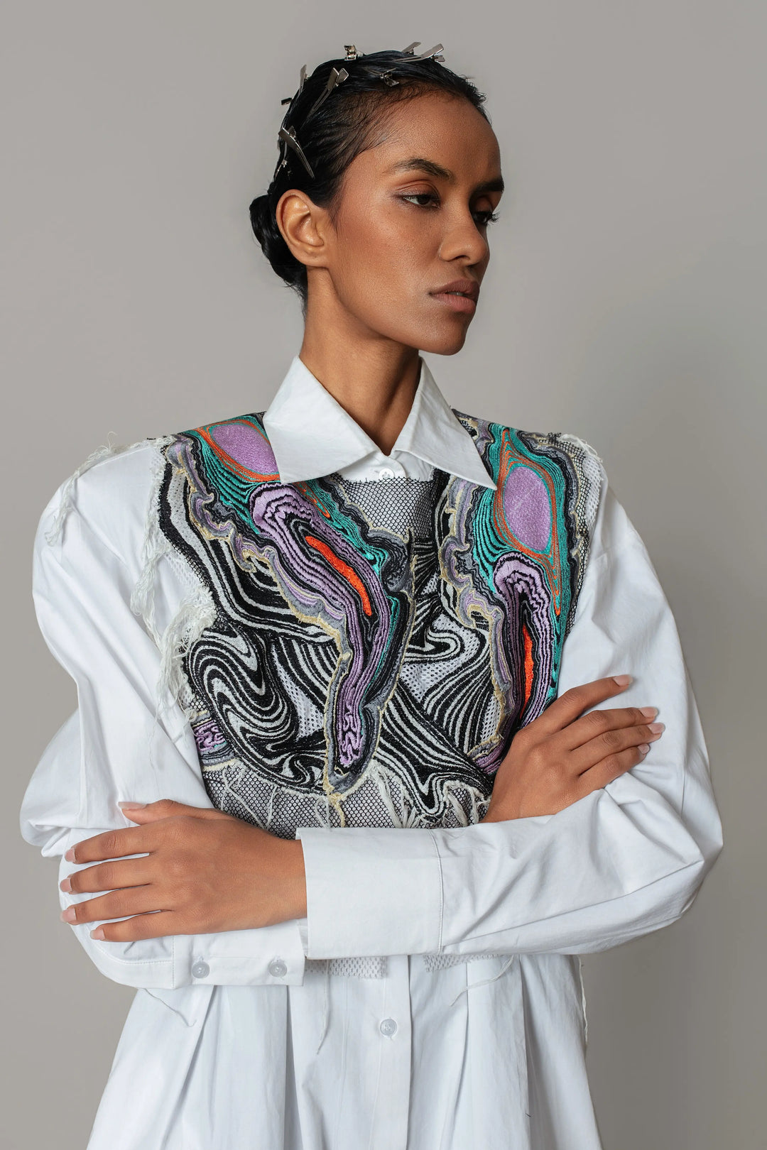Marbel Shirt Dress