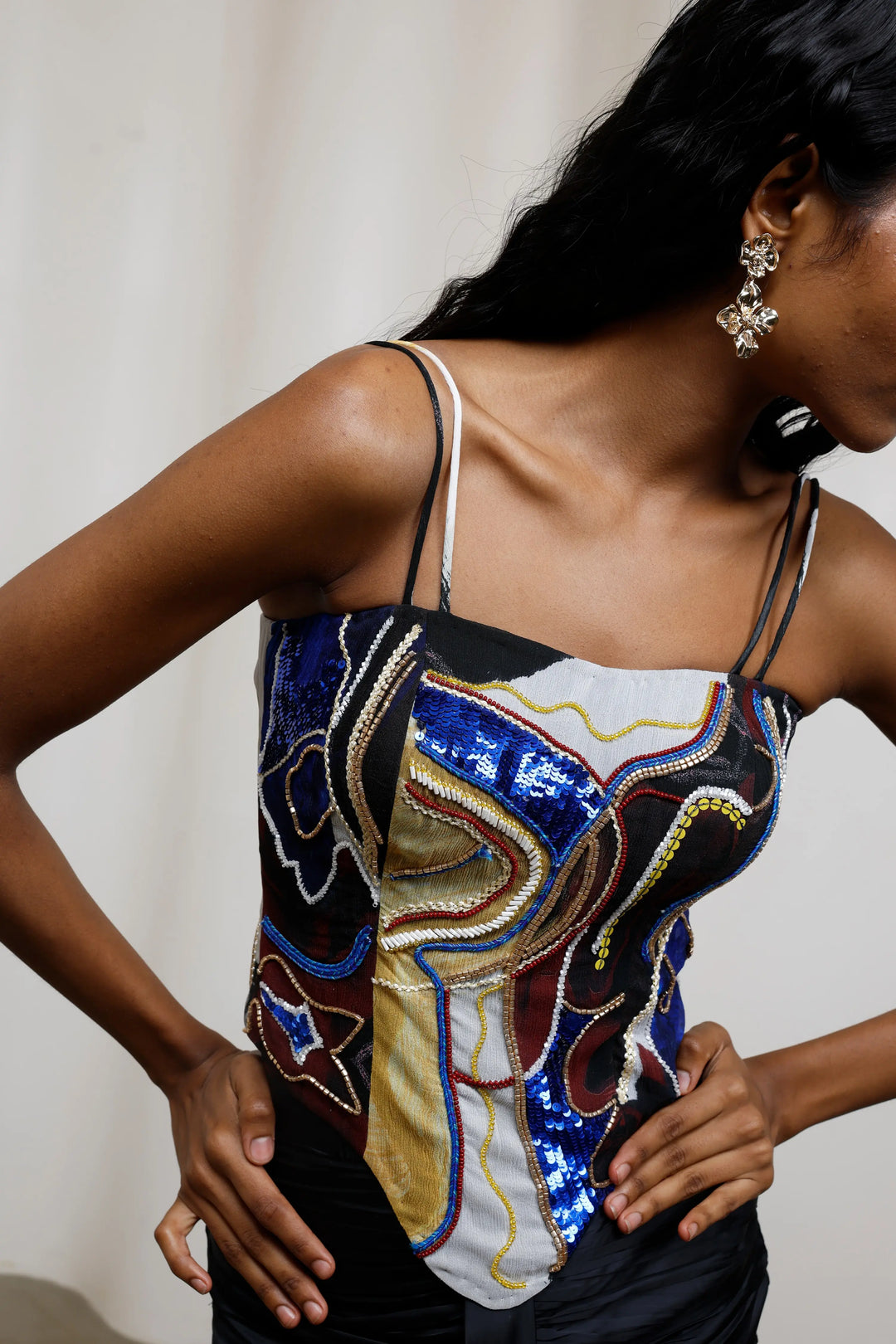 Kiyo Embroidered Corset