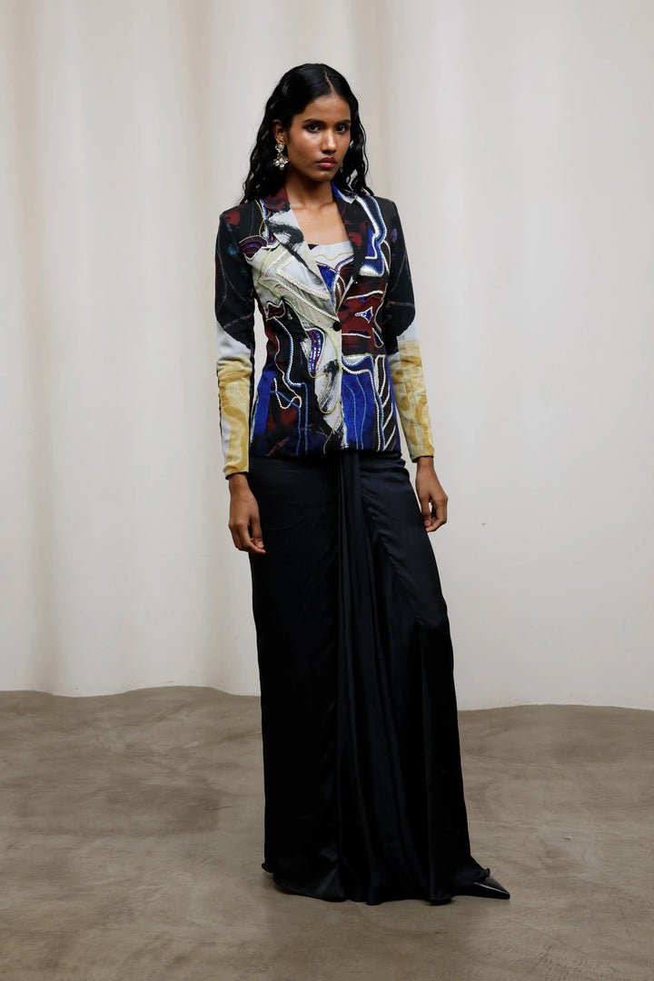 Kiyo Embroidered Blazer Set