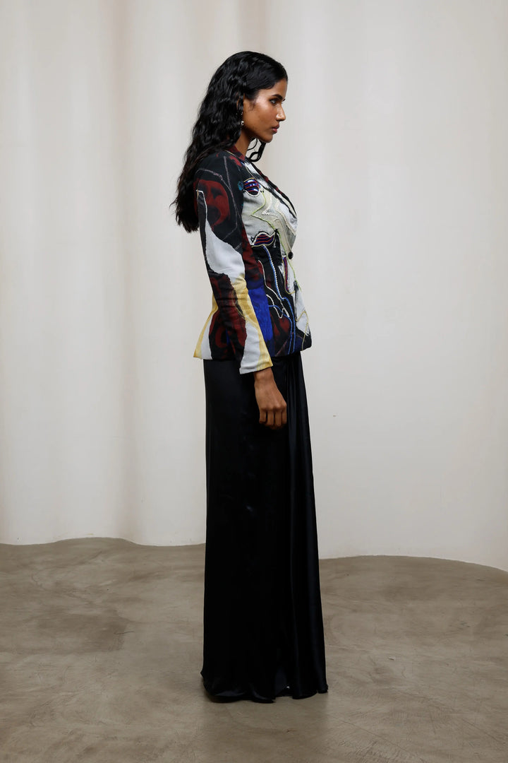 Kiyo Embroidered Blazer Set