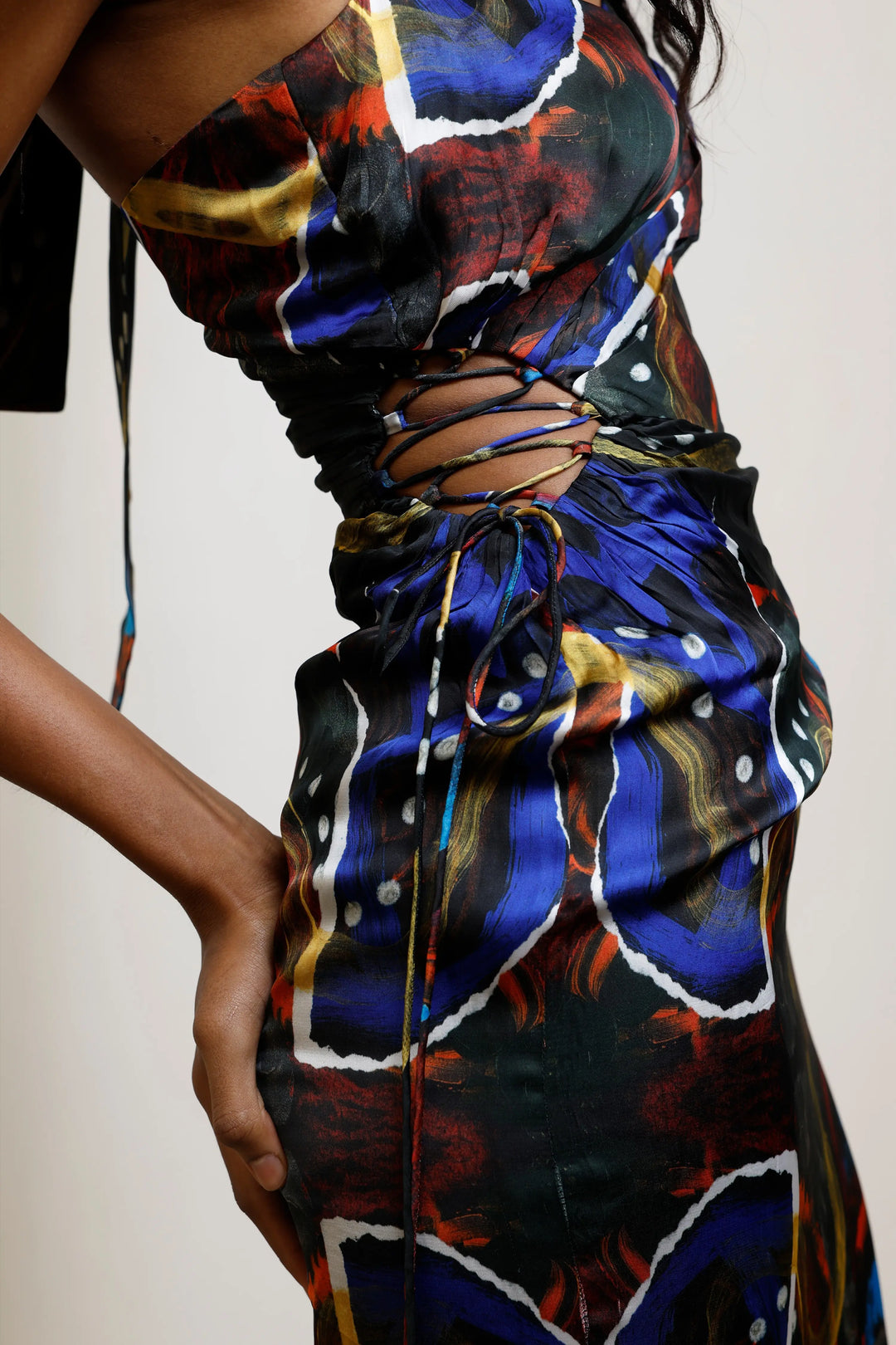 Saeri Tie-up Dress