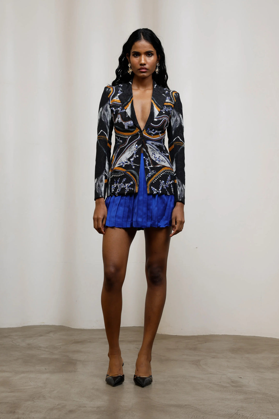Iro Embroidered Blazer Set