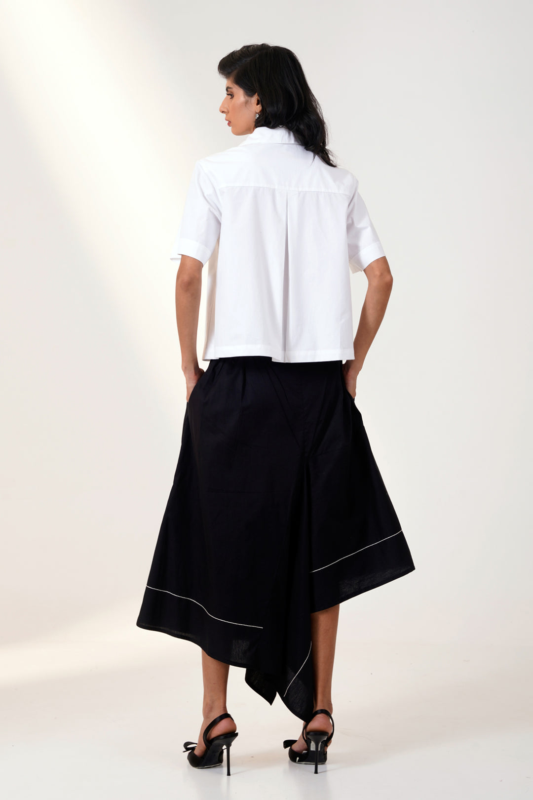 SPADE - SHIRT WITH TRAPEZE SKIRT