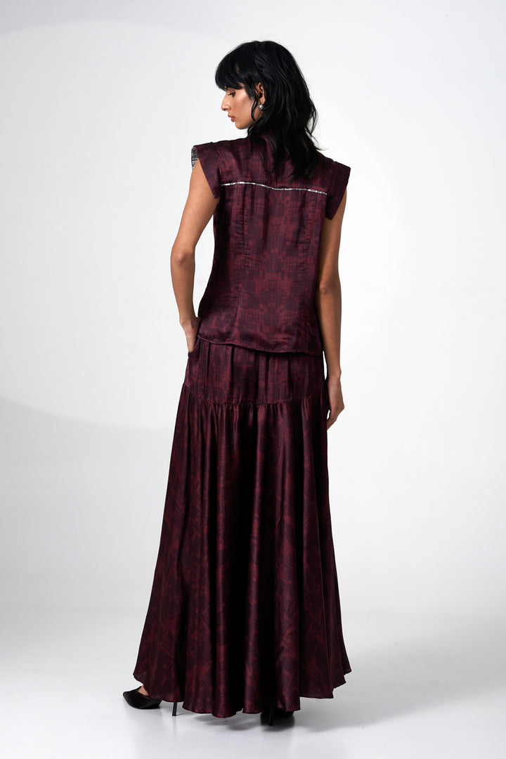 BRUNEI - WALTZING TOP & SKIRT SET