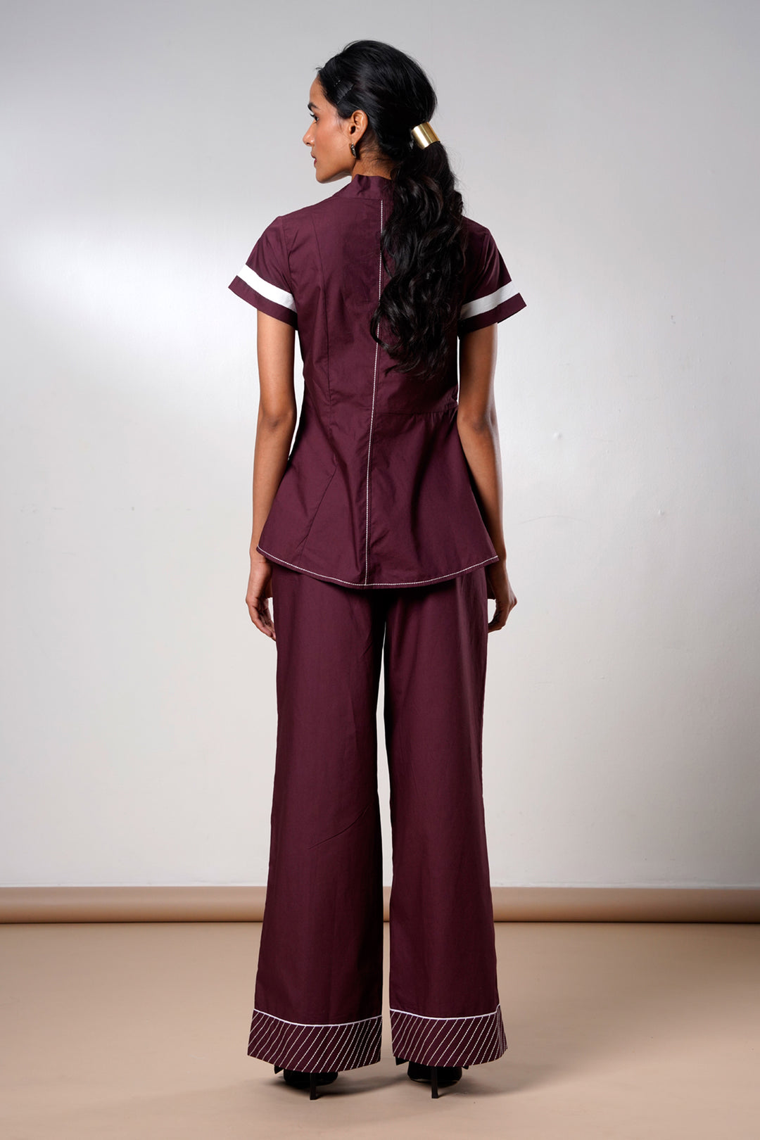Brandy – Fold and Flow Wrap Top with Pants