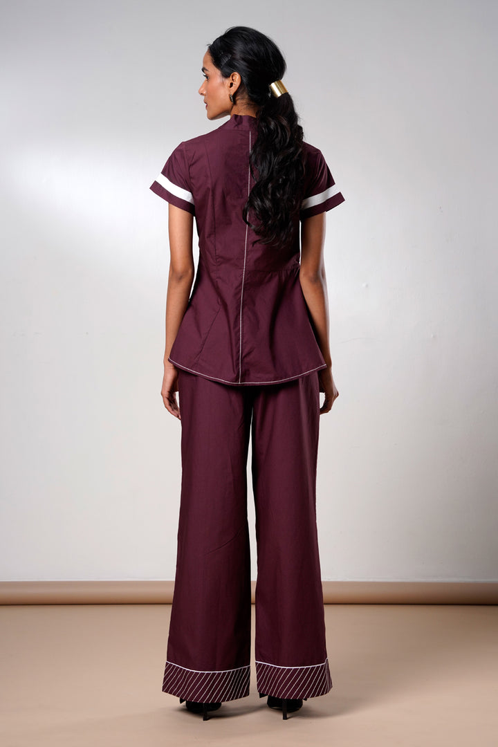 Brandy – Fold and Flow Wrap Top with Pants
