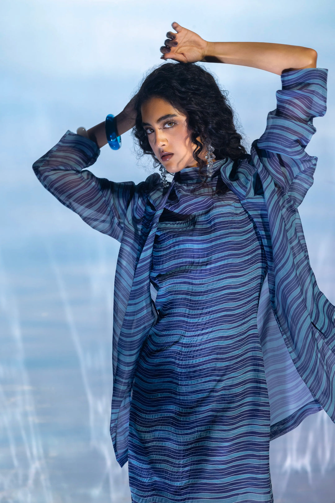 Sheer Organza Dress