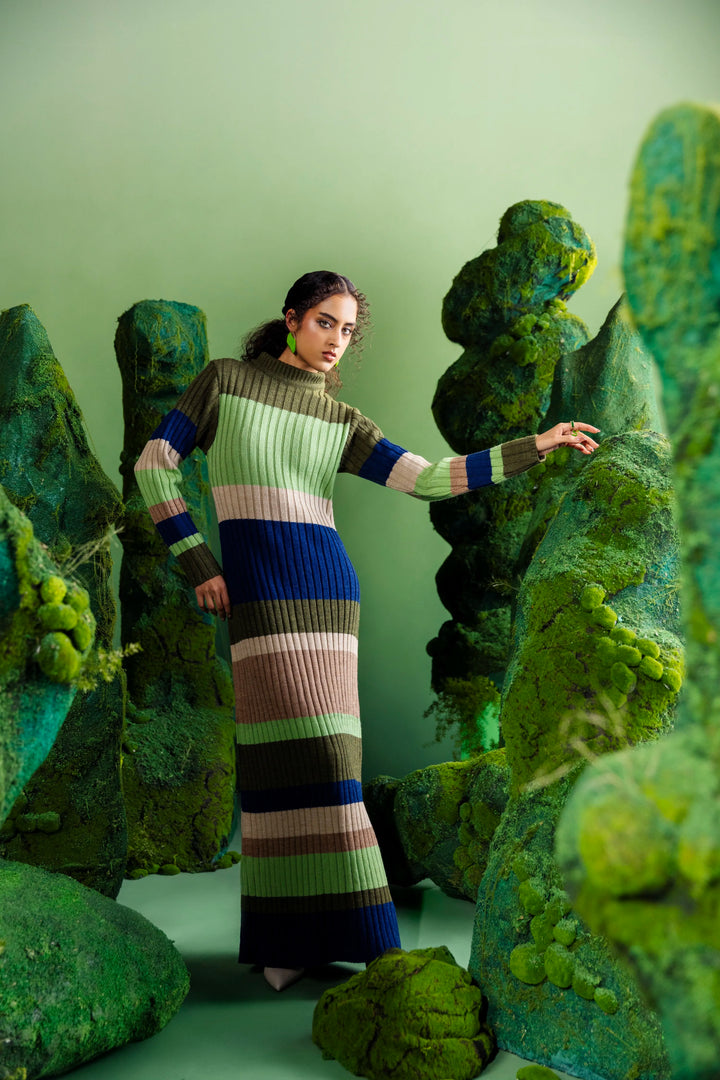 Layered Knit Dress