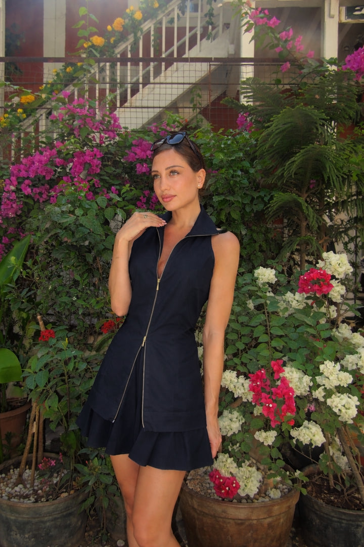 Quera co-ord set Navy Blue