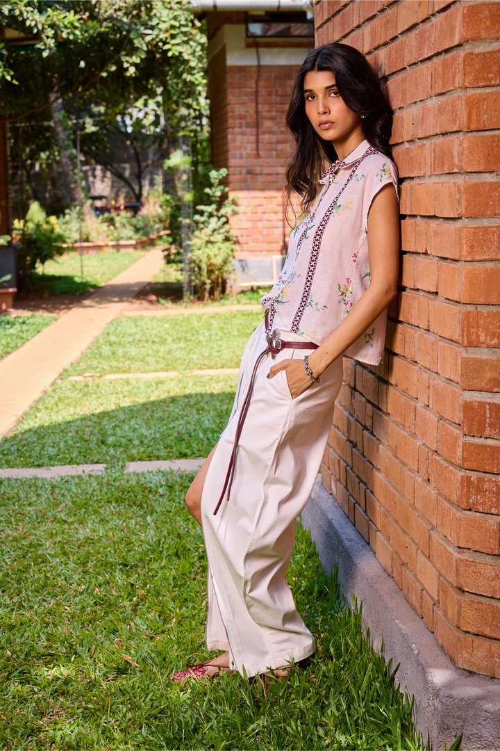 Pearl Zipper Pants