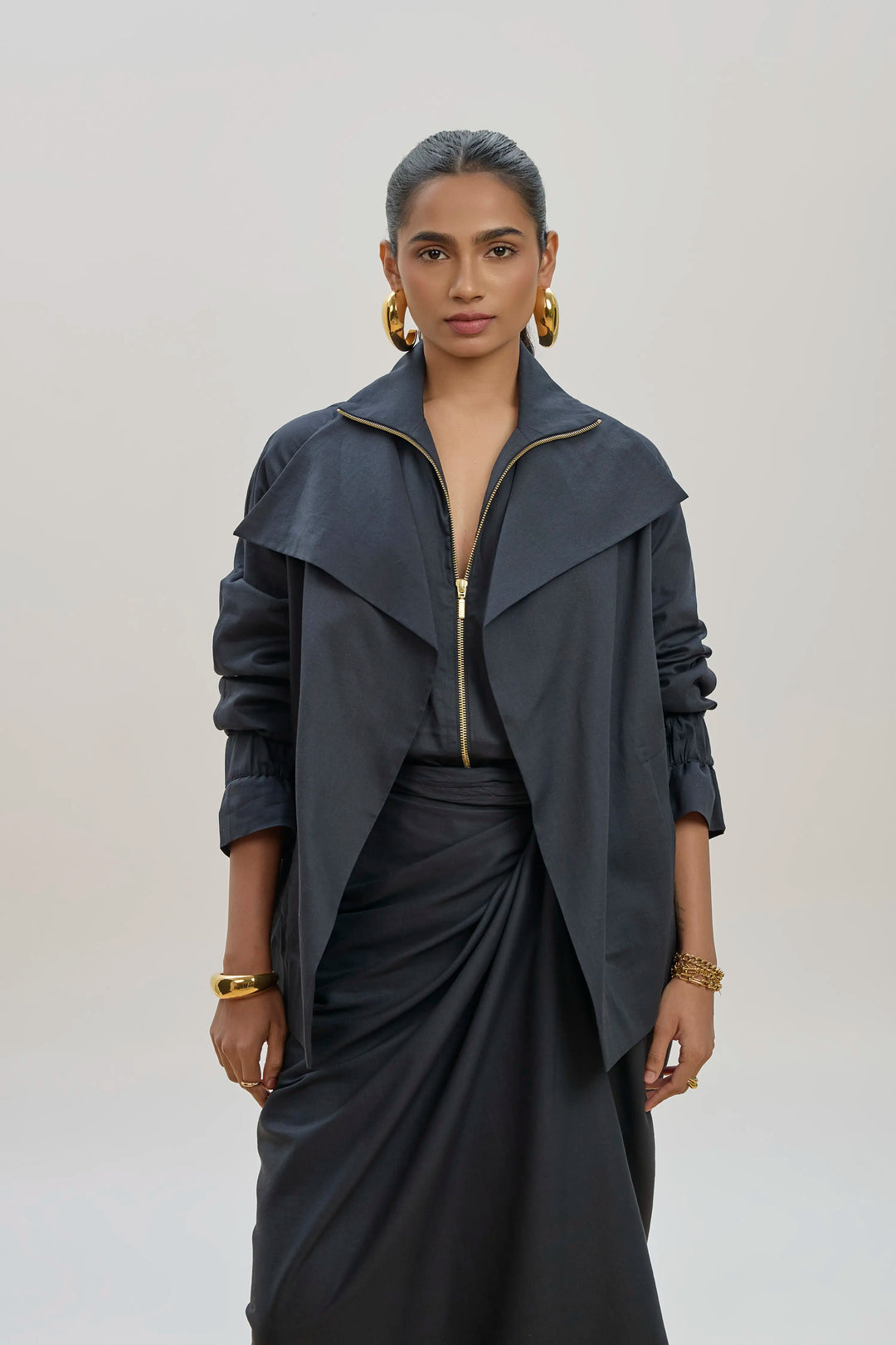 Ina Co-ord Set Navy Blue