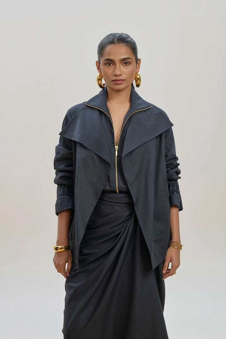 Ina Co-ord Set Navy Blue