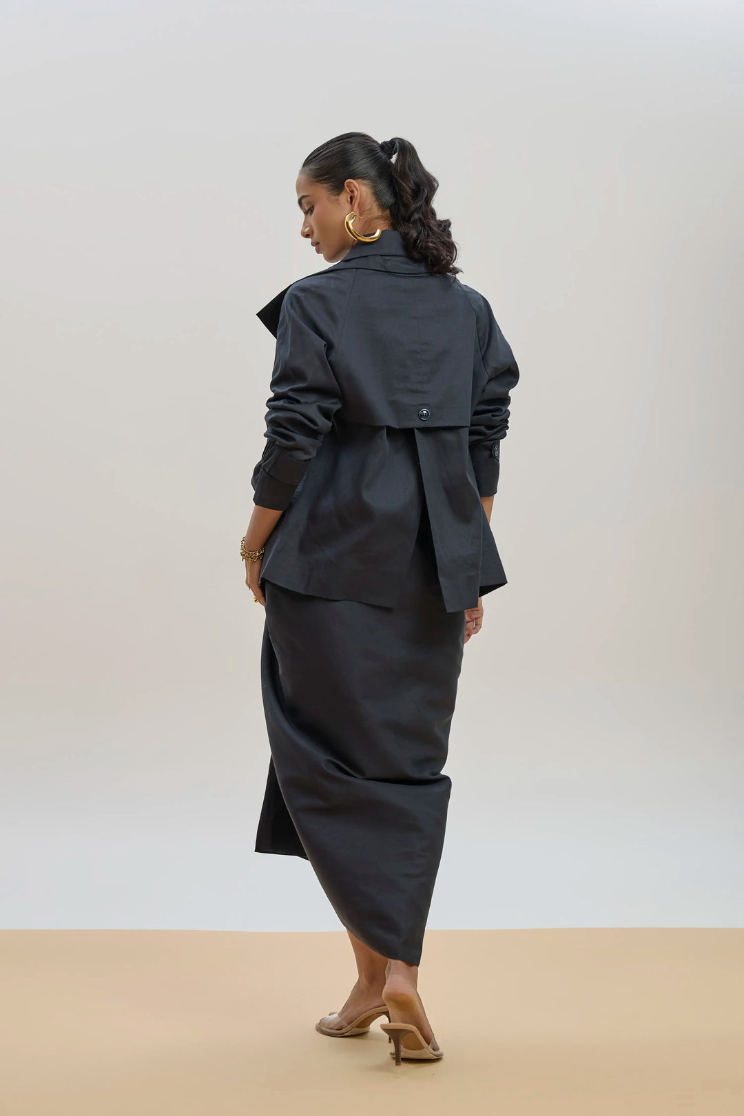Ina Co-ord Set Navy Blue