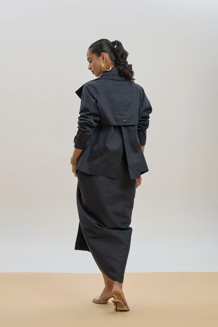 Ina Co-ord Set Navy Blue
