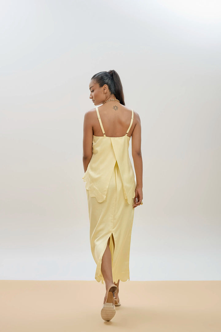 Myra Co-ord Set Butter Yellow