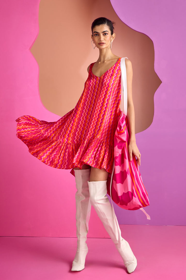 SHORT SUMMER DRESS IN AURA