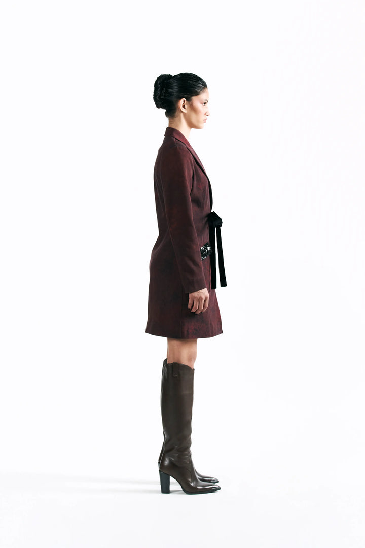 Merlot Muse Blazer Dress