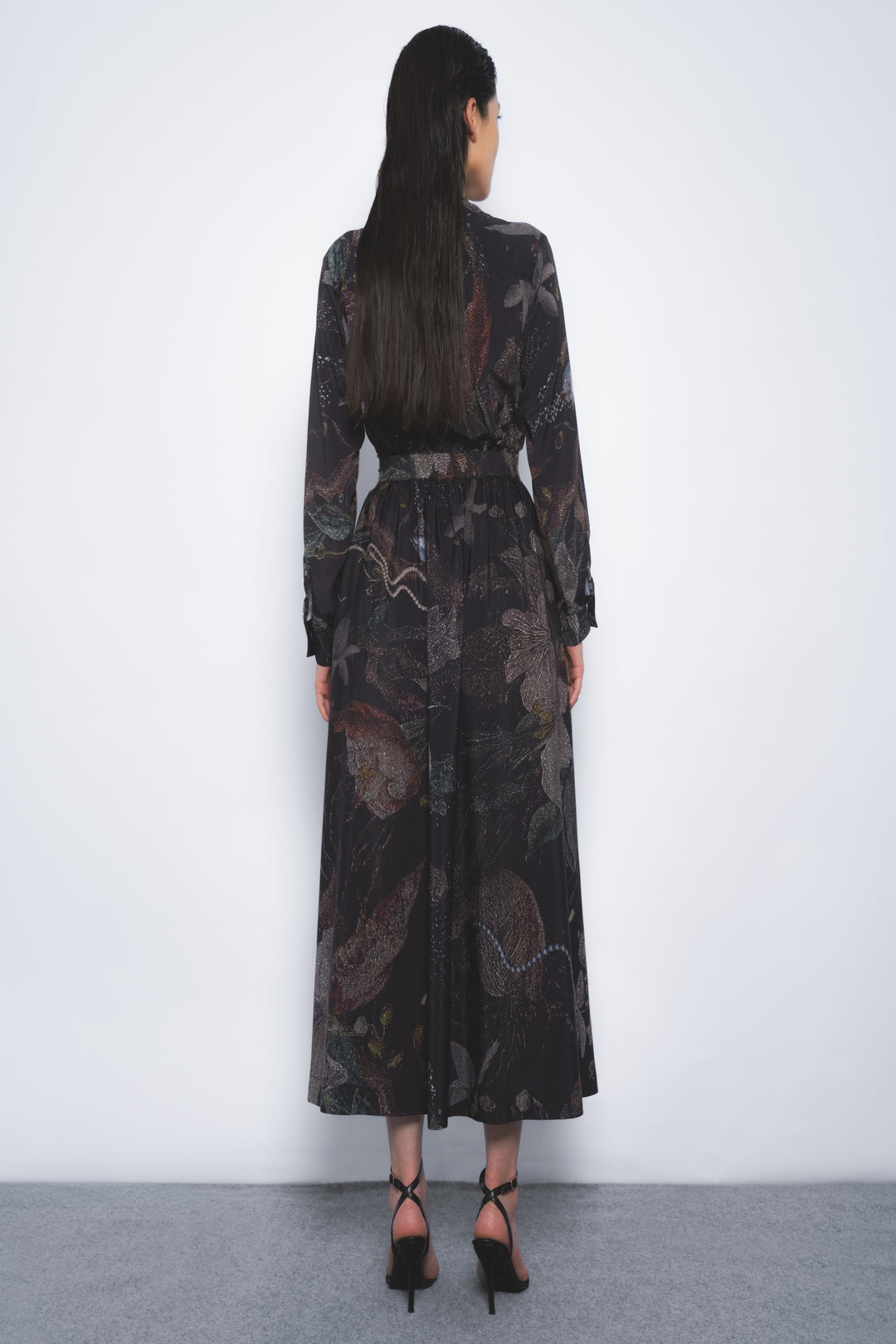 Wrap Dress in Silva Print