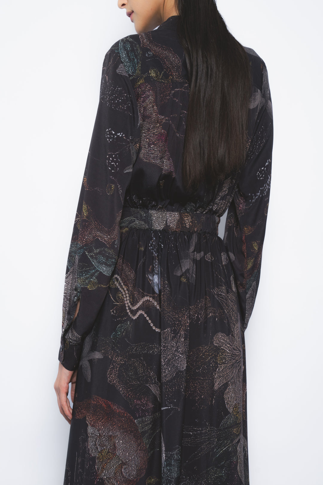 Wrap Dress in Silva Print