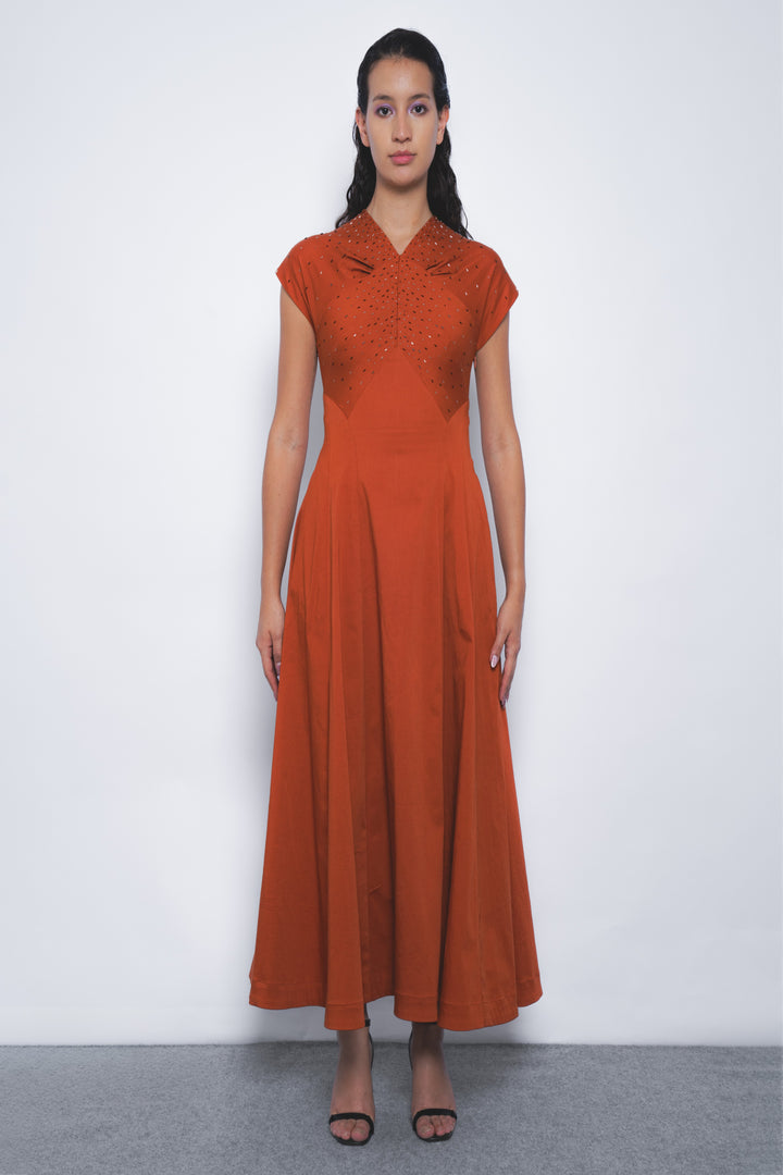 Brillo Flame Dress