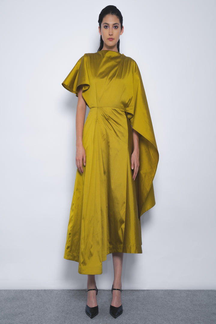 Velo Draped Dress