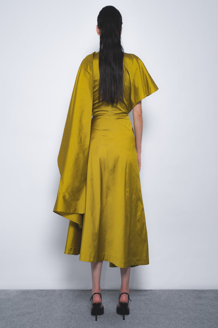 Velo Draped Dress