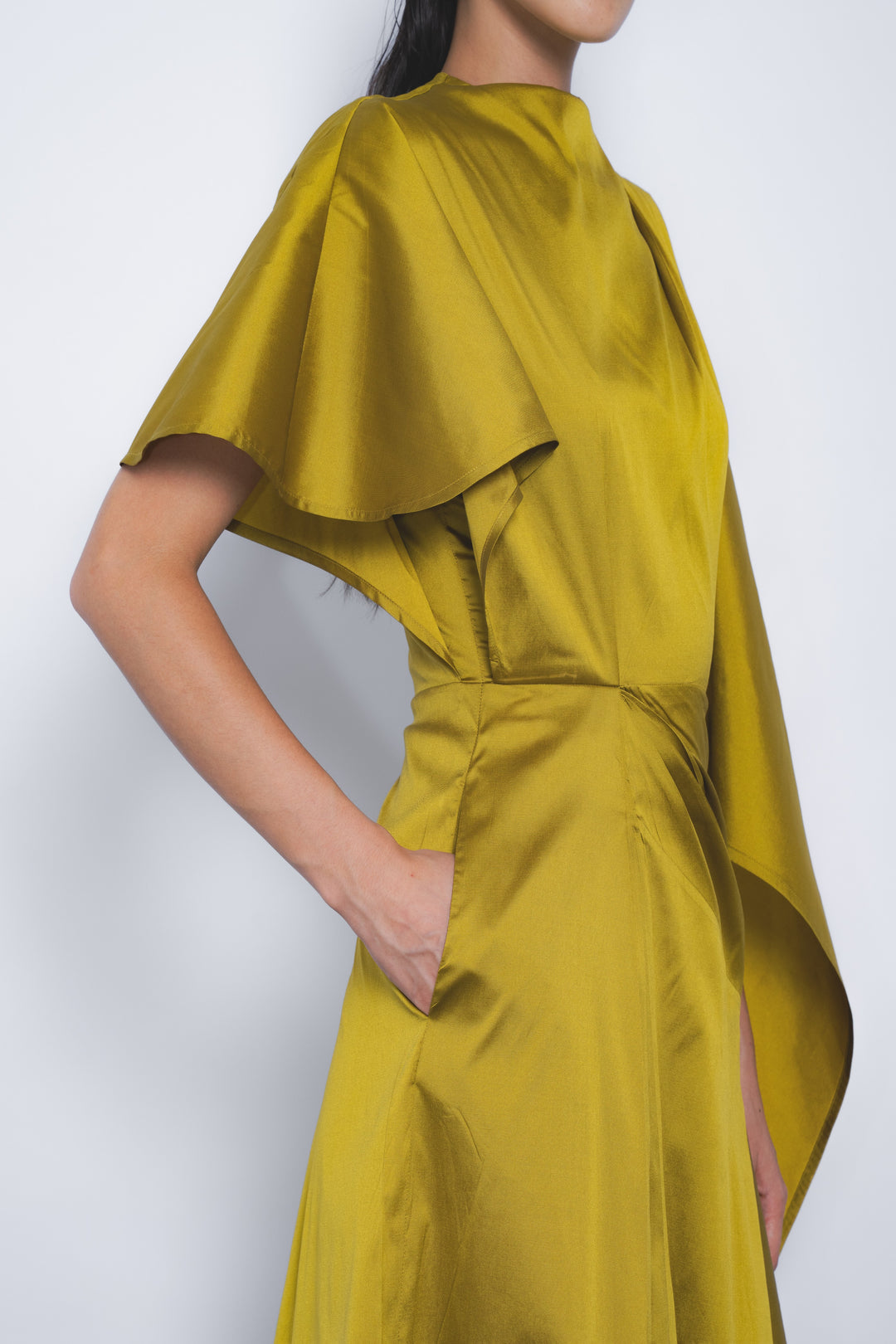 Velo Draped Dress