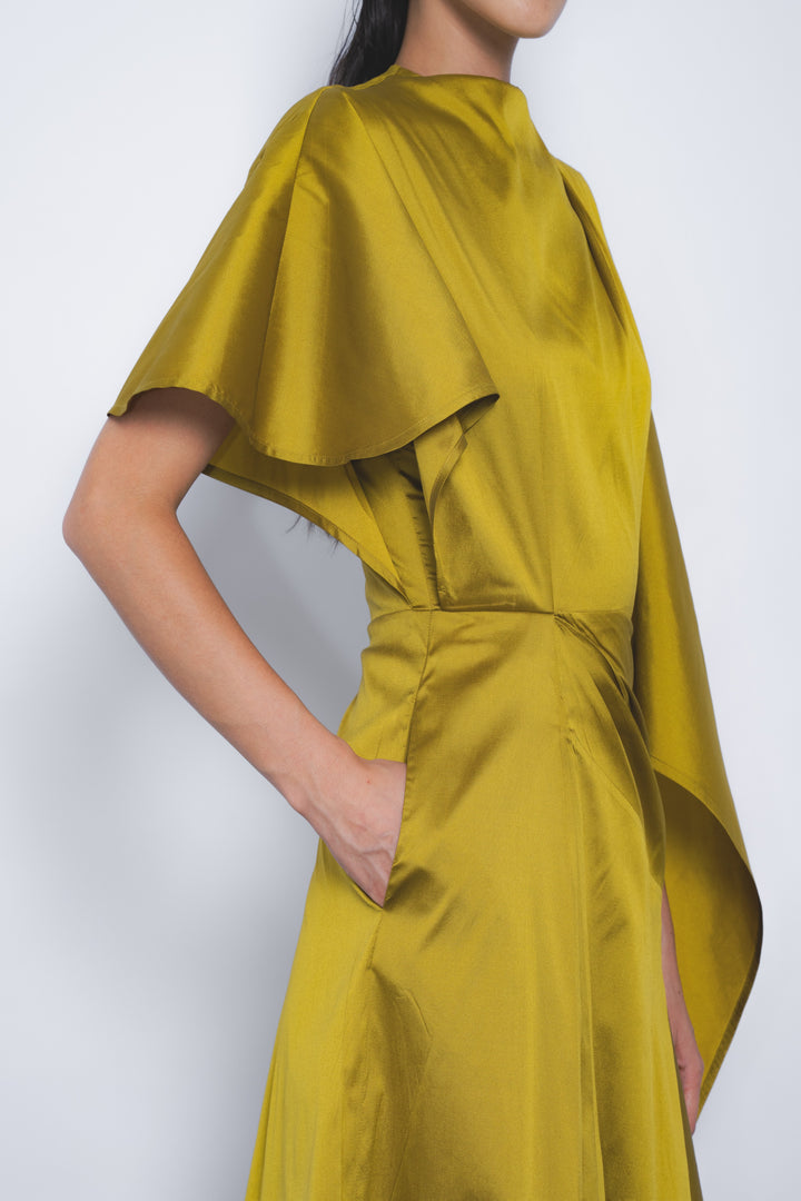 Velo Draped Dress