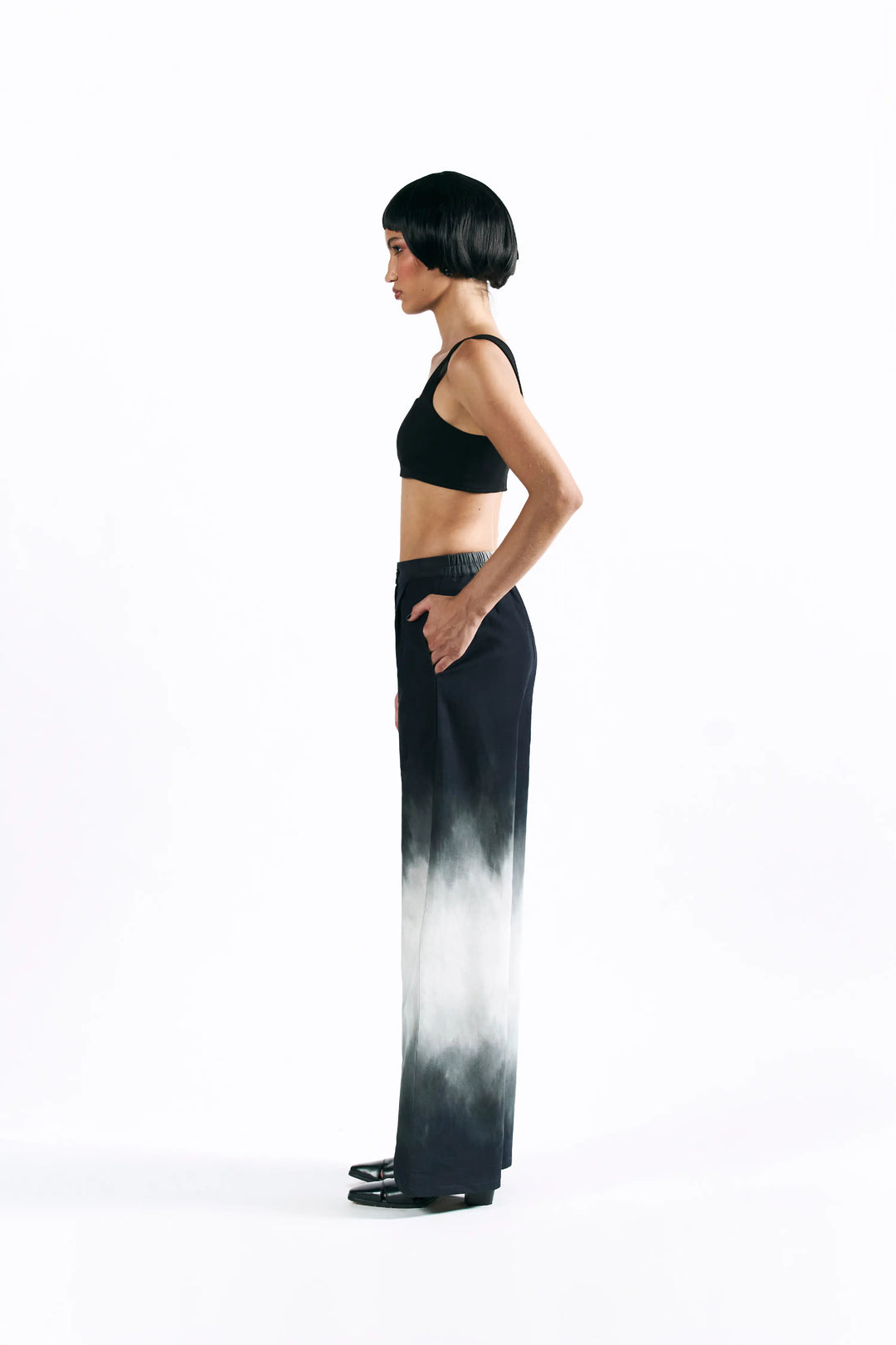 Midnight Wash Straight Trousers