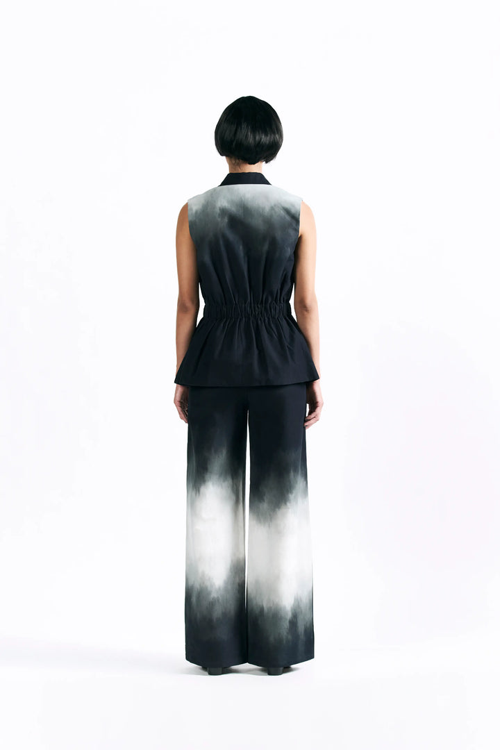 Midnight Wash Peplum Waistcoat
