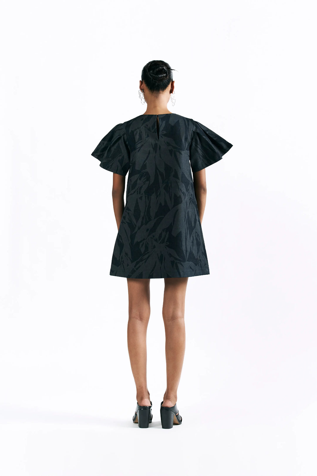 Etched Blossom Mini Dress