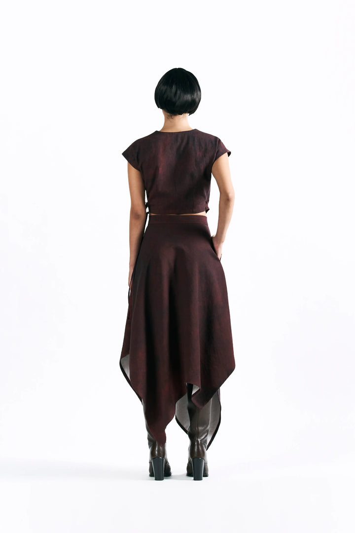 Merlot Muse Wrap Top