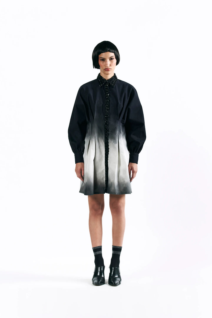 Midnight Wash Kimono Dress