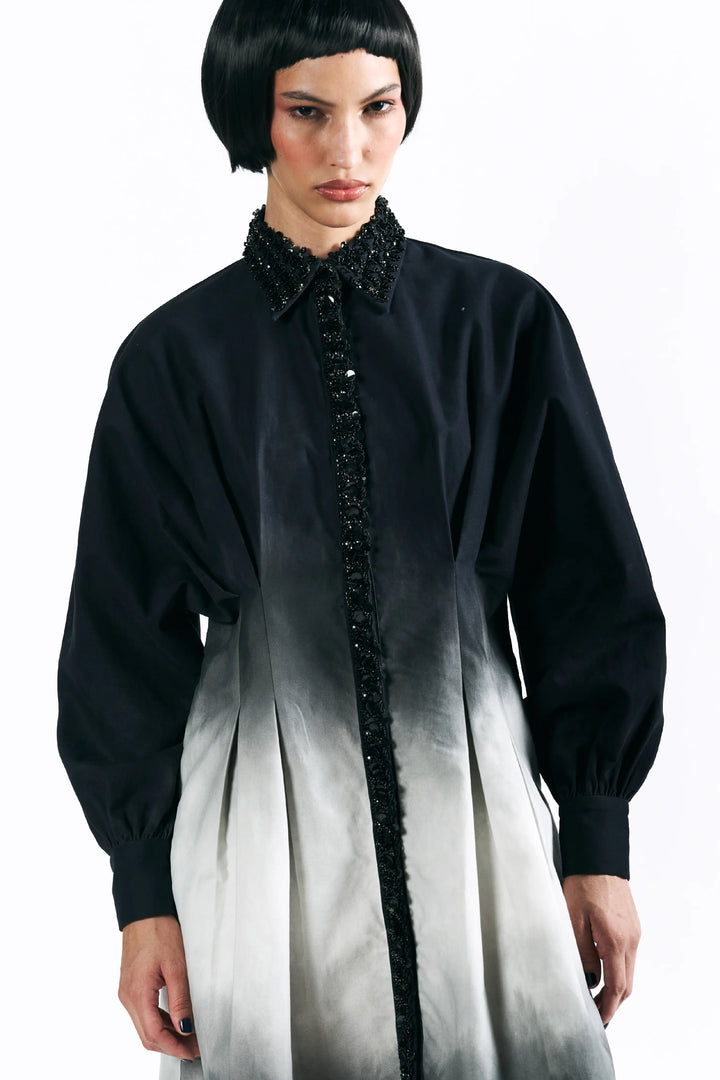 Midnight Wash Kimono Dress