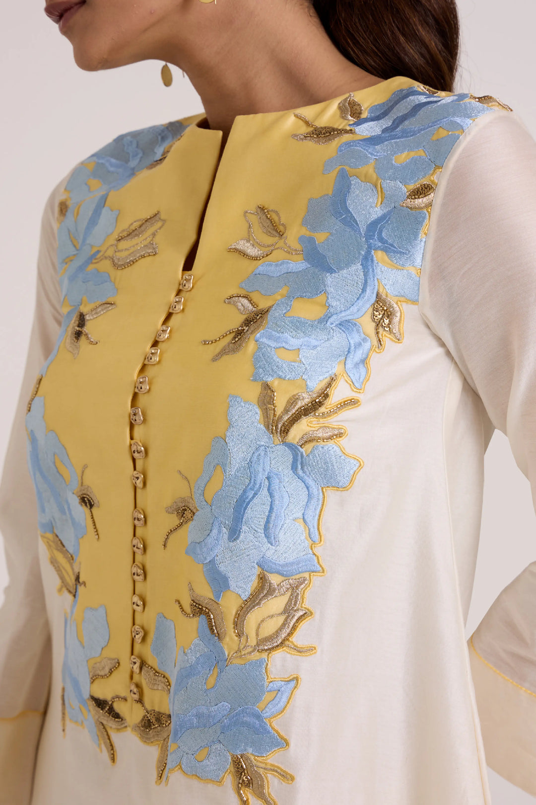 Ivory Cory - Victorian Panelled Short Dress