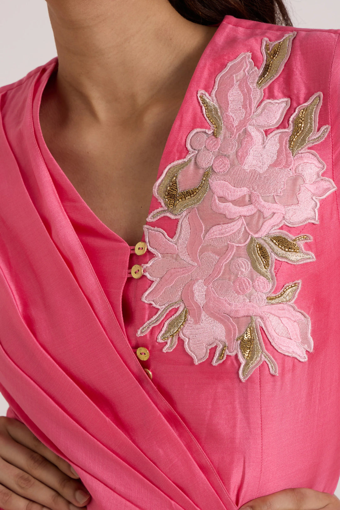 Jay Pink Velan Top + Pant