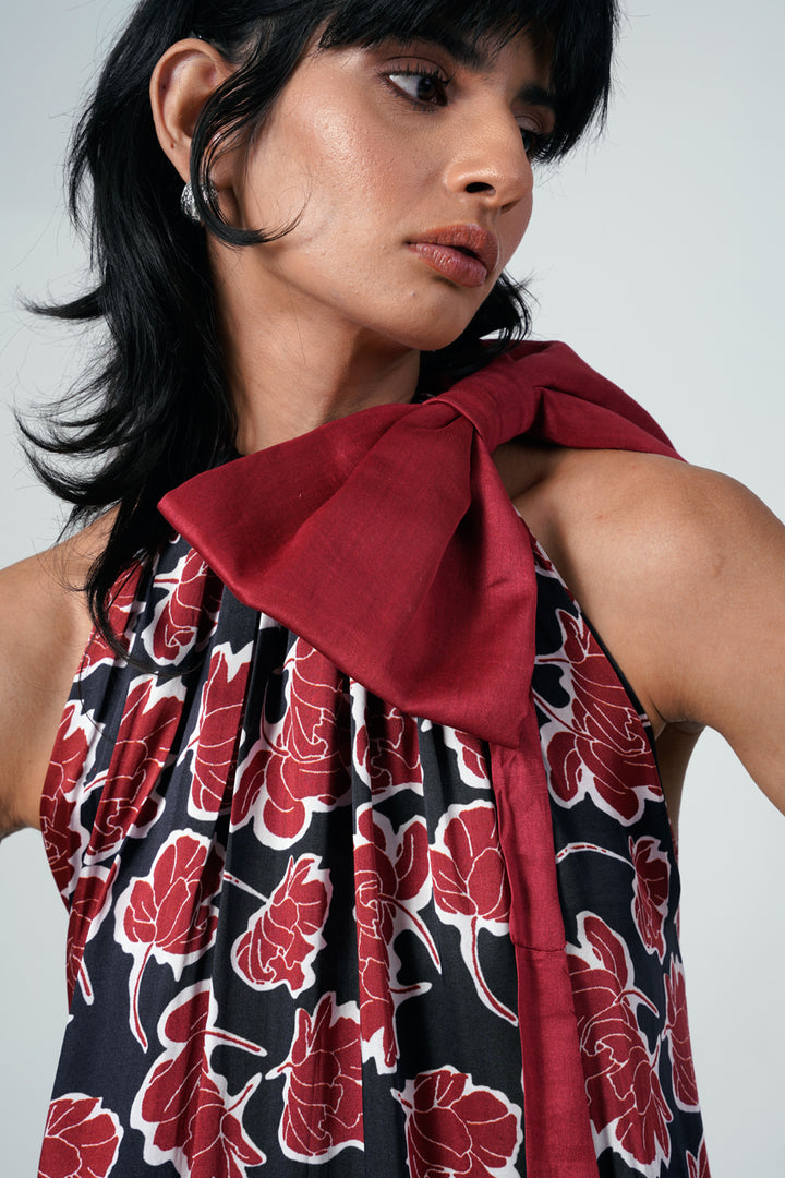BOKA - BOW MAXI DRESS
