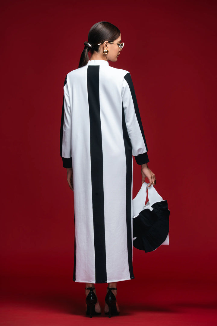 Quiet Intervals Monochrome Dress