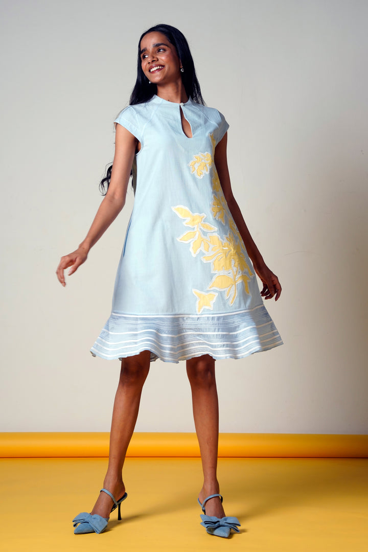Wintel-soft-fern-short-dress