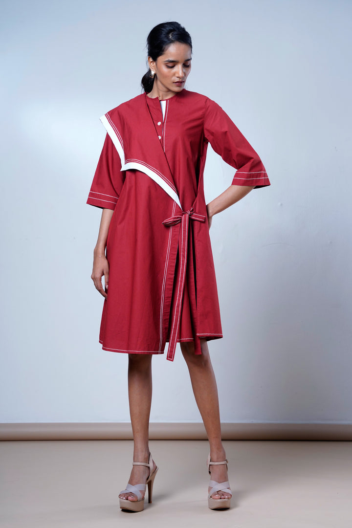 Brick Aster – Modern Angle Dress