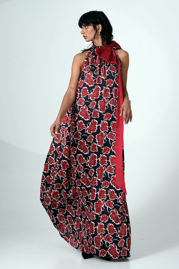 BOKA - BOW MAXI DRESS